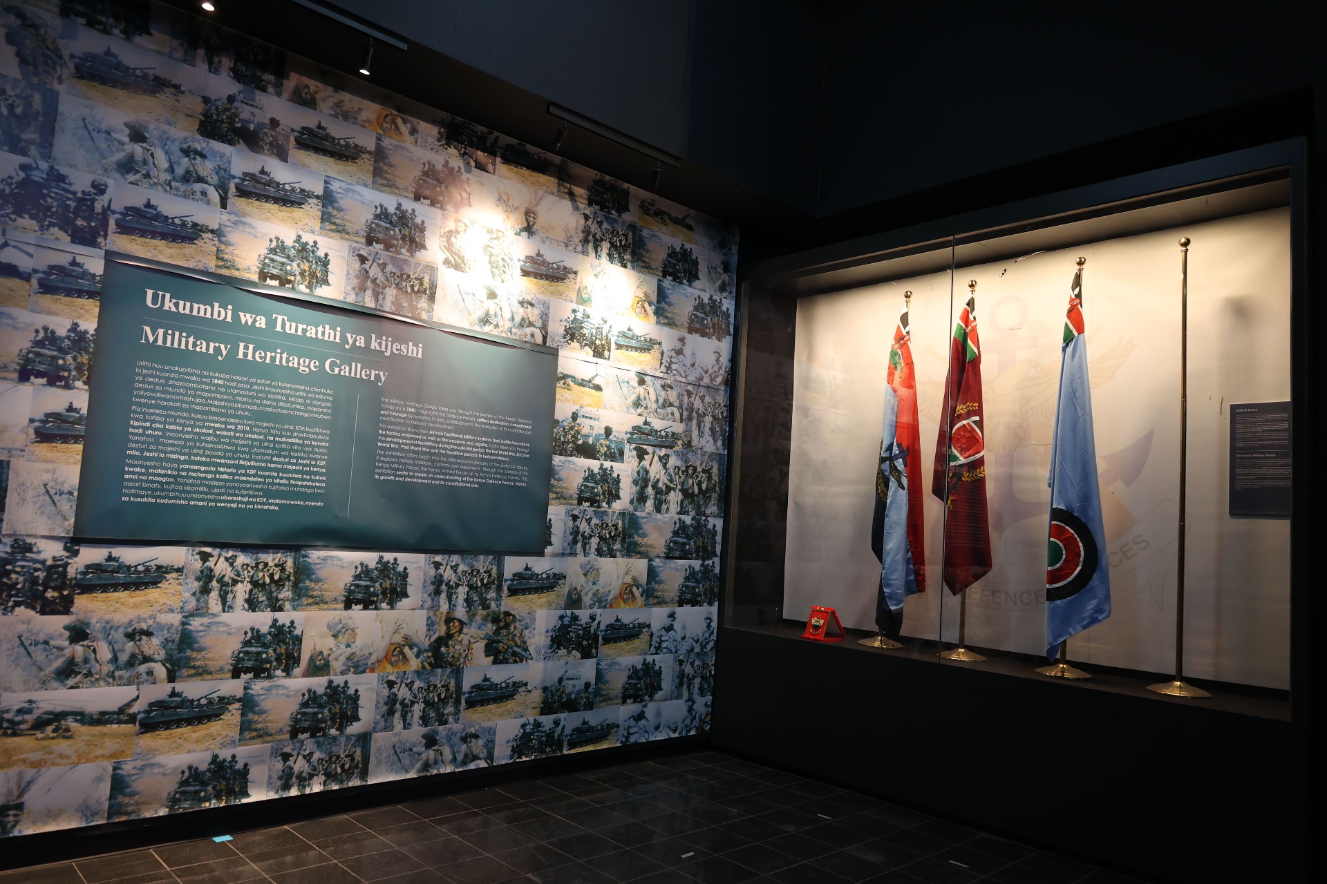 Military Heritage Gallery at Uhuru Gardens National Monument and Museum