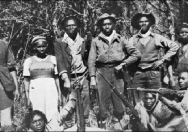 Struggle For Independence Gallery showing Mau Mau freedom fighters